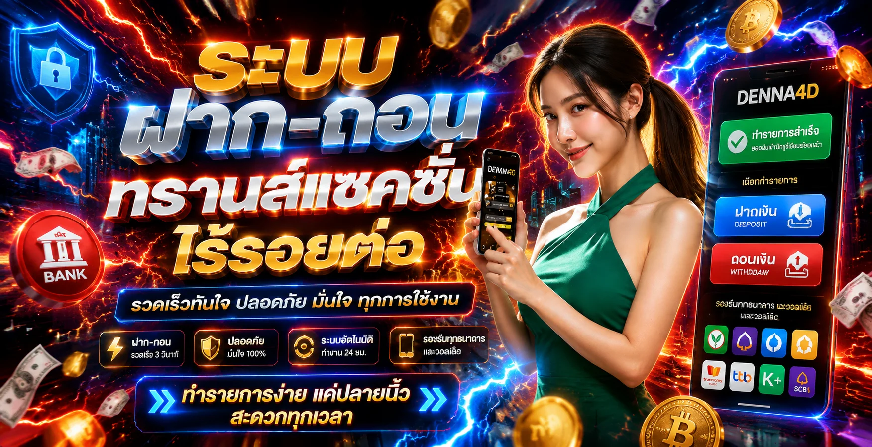 ระบบฝากถอนออโต้ G2G168SA ไม่มีขั้นต่ำ ทำรายการภายใน 30 วินาที